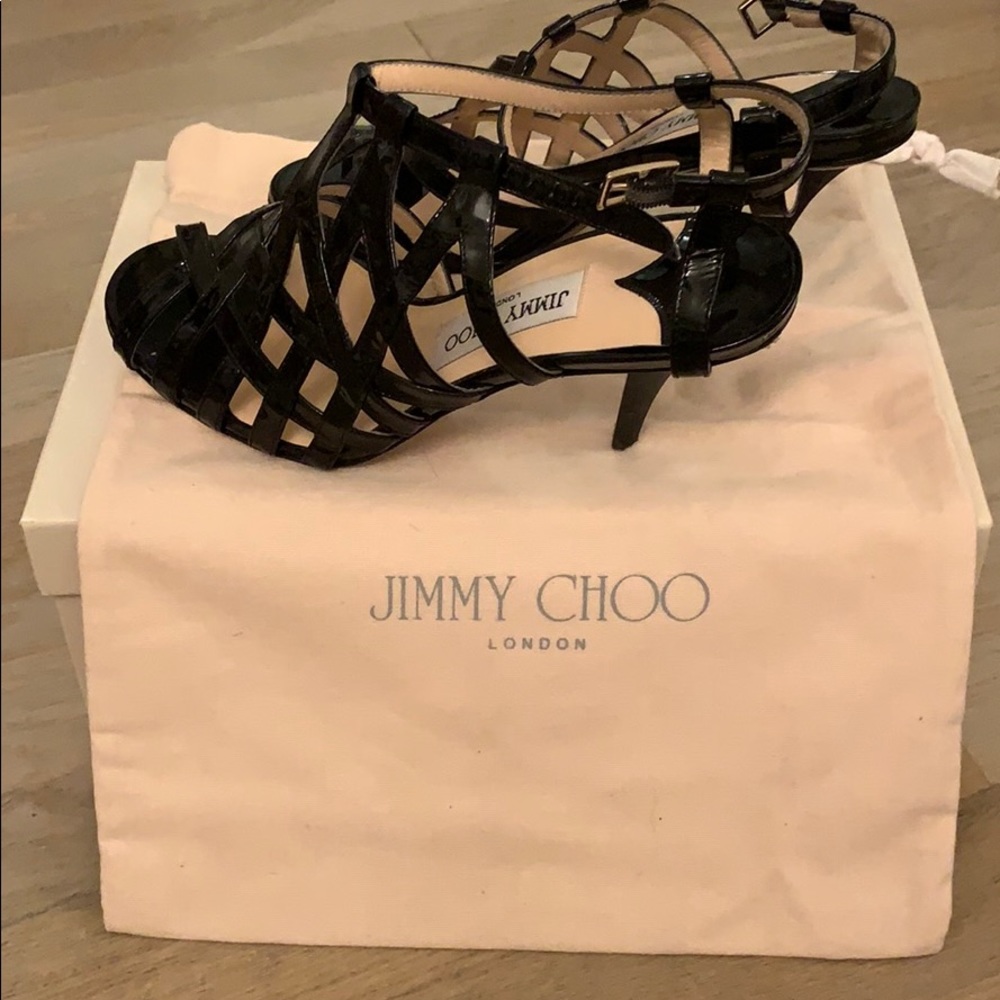 Jimmy Choo open toe shoes